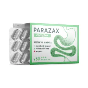 Envase de Parazax Complex, 30 cápsulas